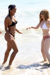 Jennette McCurdy in a Bikini at a Beach in Santa Monica - May 2014