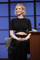 Jennifer Lawrence - Late Night With Seth Meyers - May 2014