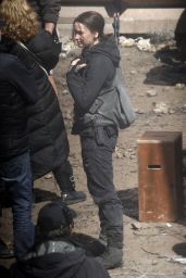 Jennifer Lawrence - ‘The Hunger Games: Mockingjay Set Photos – Paris, May 2014
