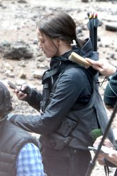 Jennifer Lawrence - ‘The Hunger Games: Mockingjay Set Photos – Paris, May 2014