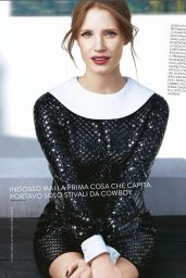 Jessica Chastain - Grazia Magazine March, 2014 Issue