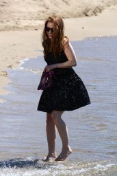 Jessica Chastain on the Beach During the 67th International Film Festival in Cannes