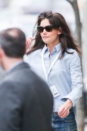 Katie Holmes in Jeans - Out in New York City - May 2014