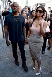 Kim Kardashian - Shopping in Paris - May 2014