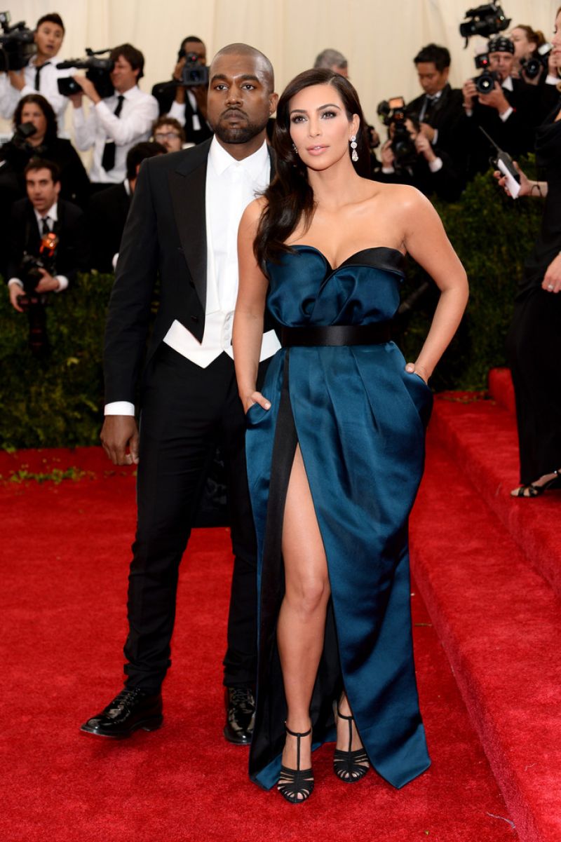 Kim Kardashian Wearing Givenchy Couch Dress - 2014 Met ...