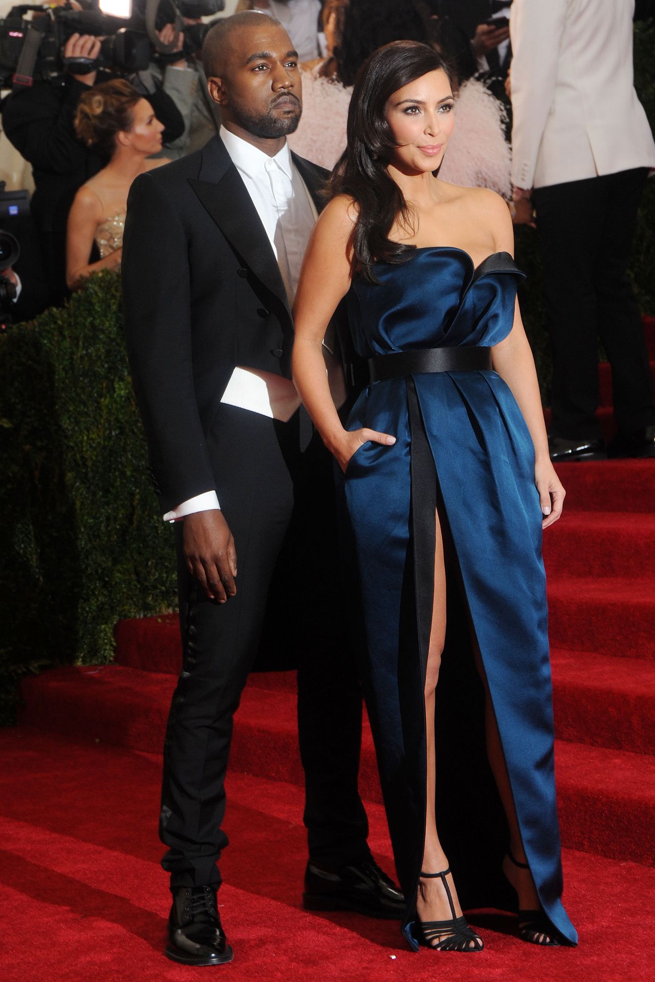 Kim Kardashian Wearing Givenchy Couch Dress - 2014 Met Costume ...
