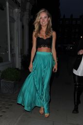 Kimberley Garner Night Out Style - Leaving Chiltern Firehouse in London