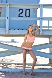 Kimberley Garner - Photoshoot at Santa Monica Beach - April 2014
