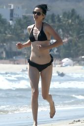 Krysten Ritter Bikini Candids - Beach in Miami - April 2014