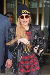 Lady Gaga Shows Her Legs - New York City - May 2014