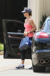 Lori Loughlin in Tights - Out in Beverly Hills - May 2014