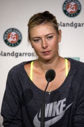 Maria Sharapova - Roland Garros 2014 - Press conference