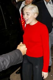 Miley Cyrus Casual Style - Leaving the Sporting Club in Monte-Carlo - May 2014