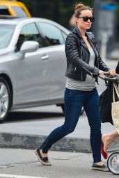 Olivia Wilde Street Style - Out in NYC - May 2014