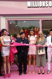 Paris Hilton in in Shanghai at the Launch of the New Millions of Milkshakes Store - May 2014