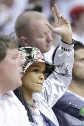 Rihanna - Miami Heat Basketball Game - May 2014