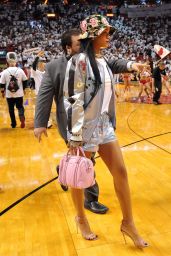 Rihanna - Miami Heat Basketball Game - May 2014