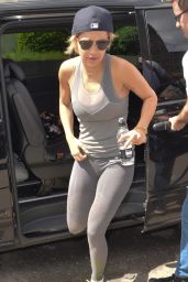 Rita Ora in Tights at a Gym in London - May 2014