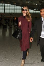 Rosie Huntington-Whiteley at Heathrow Airport in London - May 2014