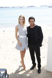 Rosie Huntington-Whiteley Attends the 25th anniversary Magnum Short Film Launch Photocall at Cannes