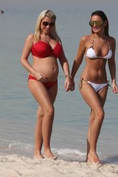 Sam & Billie Faiers in a Bikinis On Holiday in UAE - April 2014