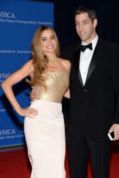Sofia Vergara Wearing Romona Keveza Gown – 2014 White House Correspondents’ Dinner