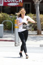 Sophia Bush in Leggings - Out in Los Angeles - May 2014