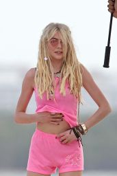 Taylor Momsen at the Beach, New Music Video Set Photos - April 2014