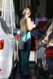 Vanessa Hudgens in Long Dress - Out in Studio City - May 2014