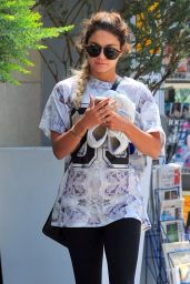 Vanessa Hudgens Wears Leggings - Leaving the Gym in West Hollywood - May 2014
