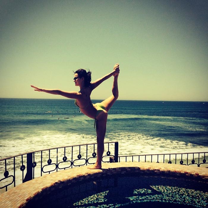 Sasha Cohen in a Bikini - Instagram, June 2014.