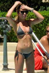 Abbey Clancy in a Bikini in Las Vegas - June 2014