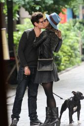 Adele Exarchopoulos Kissing Her Boyfriend in Paris Streets - June 2014