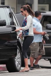 Alessandra Ambrosio in Leggings - Out in Los Angeles, June 2014