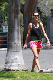 Alessandra Ambrosio - Out For a Workout in Brentwood - May 2014
