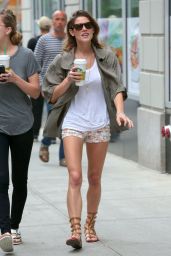 Ashley Greene Showing off Her Toned Legs in New York City - June 2014
