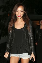 Ashley Madekwe night out Style - Chateau Marmont in West Hollywood - June 2014
