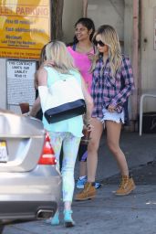 Ashley Tisdale in Shorts - Leaving Nine Zero One Salon in West Hollywood - May 2014