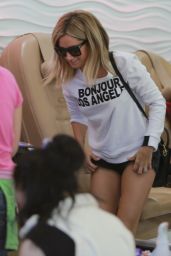 Ashley Tisdale in Shorts - Out in West Hollywood - June 2014