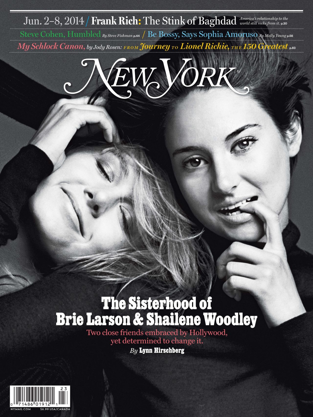 Brie Larson & Shailene Woodley - New York Magazine June 2, 2014