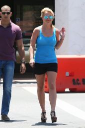 Britney Spears in Shorts - Out in Los Angeles - June 2014
