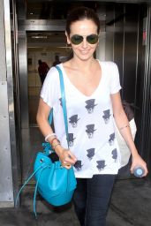 Camilla Belle at LAX airport in Los Angeles - June 2014