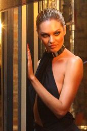 Candice Swanepoel in Hot Dress - BTS Photoshoot West Village - NYC, May 2014