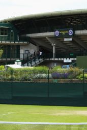 Caroline Wozniacki - Practice Session Ahead of 2014 Wimbledon Championships in London