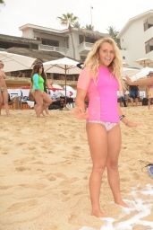 Chanel Iman – Oakley Learn to Ride-Surf in Cabo San Lucas – June 2014