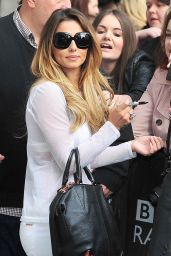 Cheryl Cole Casual Style - at BBC Radio 1 in London - June 2014