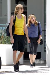 Chloe Grace Moretz and Trevor Go To SoulCycle - May 2014