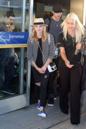 Chloe Moretz Arriving at Pearson International Airport in Toronto - June 2014