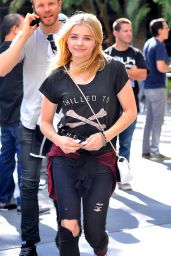 Chloe Moretz at Staples Center in Los Angeles - June 2014