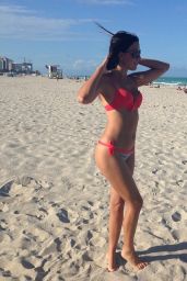 Claudia Romani in a Bikini in Miami - June 2014